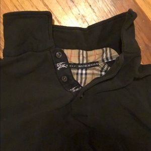 Brown Burberry polo medium